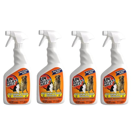 Image of Unbelievable! Pet Urine & Odor Eliminator - Enzyme Active Spotter, Quart, (Case of 4)