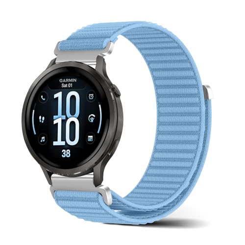 [SeGinn] Garmin Venu 4 41mm/Venu 3S/Xiaomi Watch S4 41mm �Ή� �o���h �x���N���f�U�C�� �i�C������ 18MM �����o���h ���ɂ₳���� �ґg�����x���g �_�炩�����K �}�W�b�N�e�[�v �y�� Huawe
