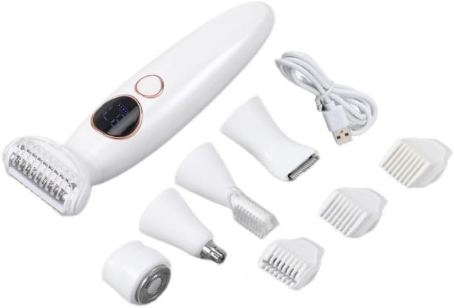 Meacode Bikini Trimmer for Face, Arms,Legs,Nose Wet and Dry Use (No Charging Base)