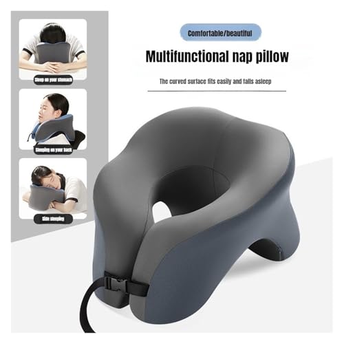 Almohada de espuma viscoelástica ergonómica para viaje miniatura 2