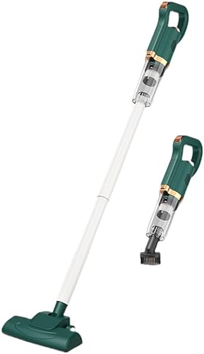 Aspiradora inalámbrica ligera y silenciosa, 30 minutos de funcionamiento, 9000 Pa potente aspiradora de succión recargable con filtro HEPA,