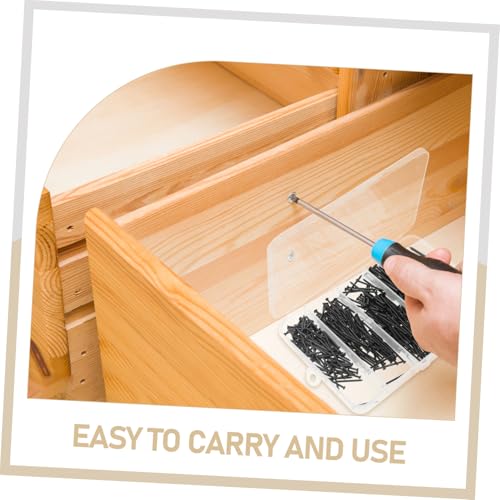 Image of DOITOOL 1set Nail Assortment Kit Versatile Hanging Hardware for Wall Mounting and Picture Framing Nails Convenient Storage Box