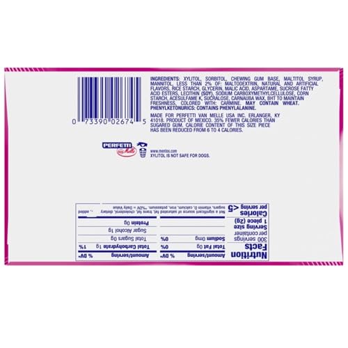 Image of Mentos Pure Fresh Sugar Free Gum With Xylitol Sweetener, Bubble Fresh, 90% Recyclable Curvy Bottle, 50 Pieces per Bottle, 6 Pack