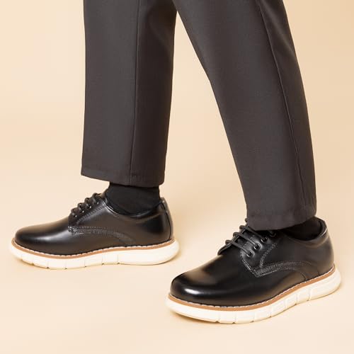 Bruno Marc Boy'S Dress Sneakers Casual Oxford Formal Shoes,Size 6 Big Kid,Black,Sbox2402K thumb #7