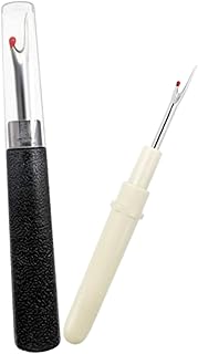 Sewroro 2 Peças Ferramentas De Ripper De Costura Removedor De Costura Ferramenta De Corte De Linha Ferramenta De Remoção De Bordado Ferramenta De Rosqueamento Ferramenta De Remoção De  