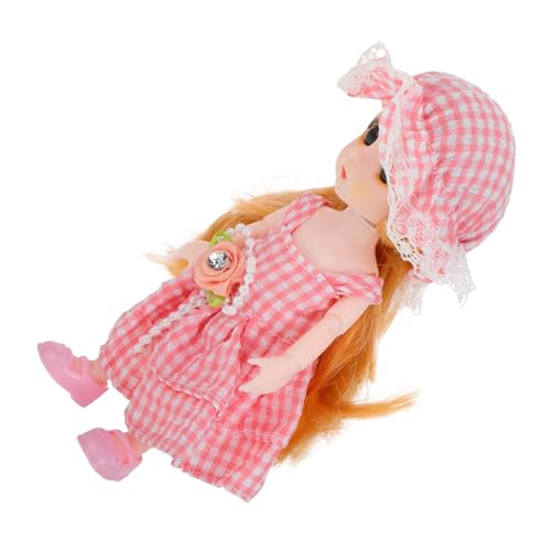 YARNOW 1 Juego De Muñecas De Simulación para Niñas Muñecas En Miniatura Lindas Muñecas Princesas Mini Muñecas para Niñas Muñecas Princesas Kawaii Muñecas Princesas Pequeñas De PVC