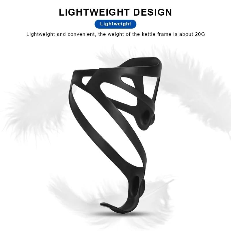 Fahrrad Flaschenhalter Vollcarbon-Flaschenhalter for Fahrräder, superleicht, for Mountainbikes, Rennräder, matt glänzend, schwarz, MTB-Zubehör Fahrrad GeträNkehalter(Matte 2Pcs)