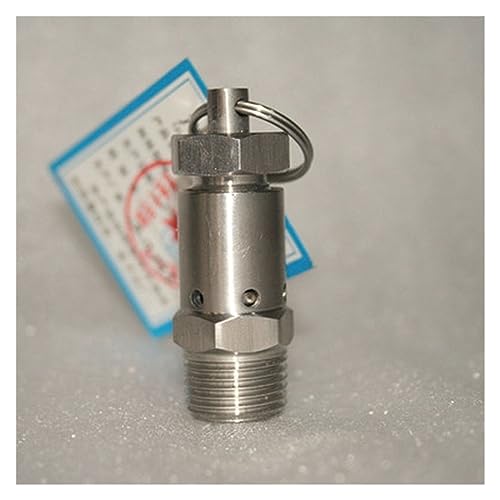 Válvula de seguridad 304 inoxidable de 1/2 con rosca BSP para control de fluidos y aire 3