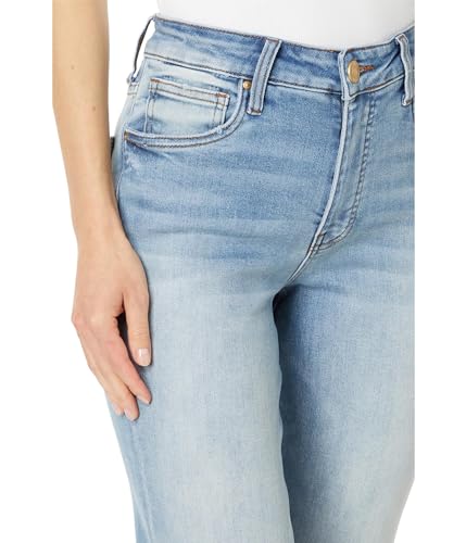 KUT from the Kloth Rachael High-Rise Fab Ab Mom Regular Hem Jeans in Coherently3