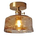 Installation facile : Profitez d’une installation sans tracas avec notre plafonnier vintage. Tout le matériel de montage est inclus pour une installation rapide et facile, ce qui en fait un luminaire de plafond pratique pour vos projets de rénovation.