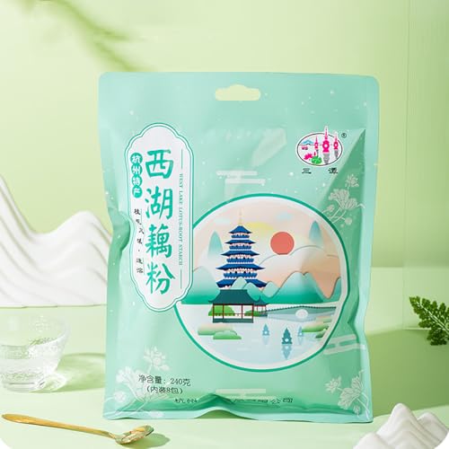 Sweet Scented Osmanthus And Nuts Lotus Root Soup,Westlake Lotus Root Powder,Chinese Soup Bag,Otus Root Powder Soup Mix