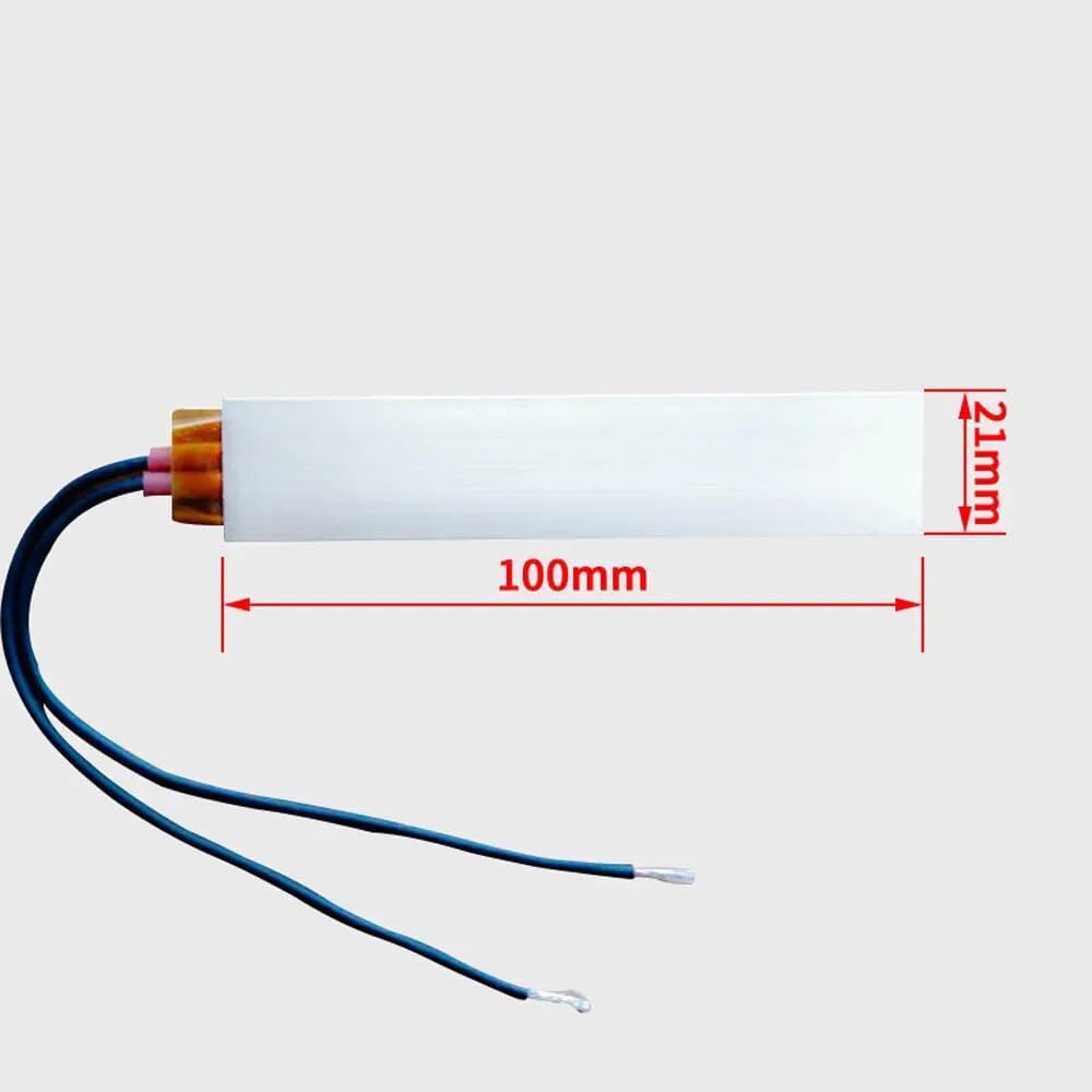 Tool Part for 12V 24V 36V 48V 110V 220V PTC 100x21x5mm Heater Element Constant Thermostat Electric Heating Sensor Incubator Aluminum Shell - (Color: 36V 220C 100W)