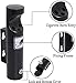 Wall Mounted Ashtray Outdoor Stainless Steel Cigarette Butt Receptacle – Commercial Smoking Disposal Bin for Restaurants, Hotels, Offices, Bars & Public Areas（Black,1pcs）