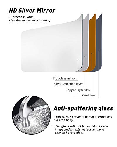 Tinytimes 65''X22'' Arched Full Length Mirror, Floor Mirror With Stand, Full Body Mirror, Wall Mirror, Modern & Contemporary Full Length Mirror, Aluminum Alloy Frame - Gold #TOP6