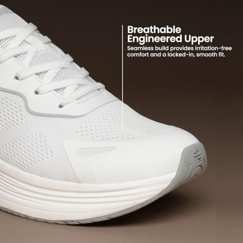 Image of CULT Men's Zyon Running Shoes with Durable Rubber Outsole & Cushioning for Runs up to 20 km