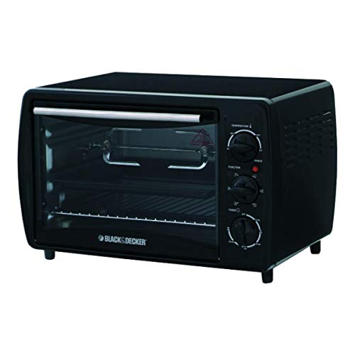 Black & Decker TRO2000R 19 L Toaster Oven with Rotisserie (Non-USA Compliant), Black