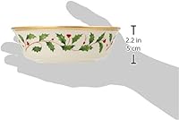 Vista 34 de Lenox Holiday - Tazón de sopa o pasta con borde navideño