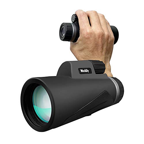 [Newest 2019] Monocular Telescope, MECKILY 12X50 High Power Monocular Single Hand Focus Telescope