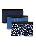 Koton Set de 3 bóxer de algodón básico Calzoncillos Tipo, Diseño Marino (02c), L para Hombre