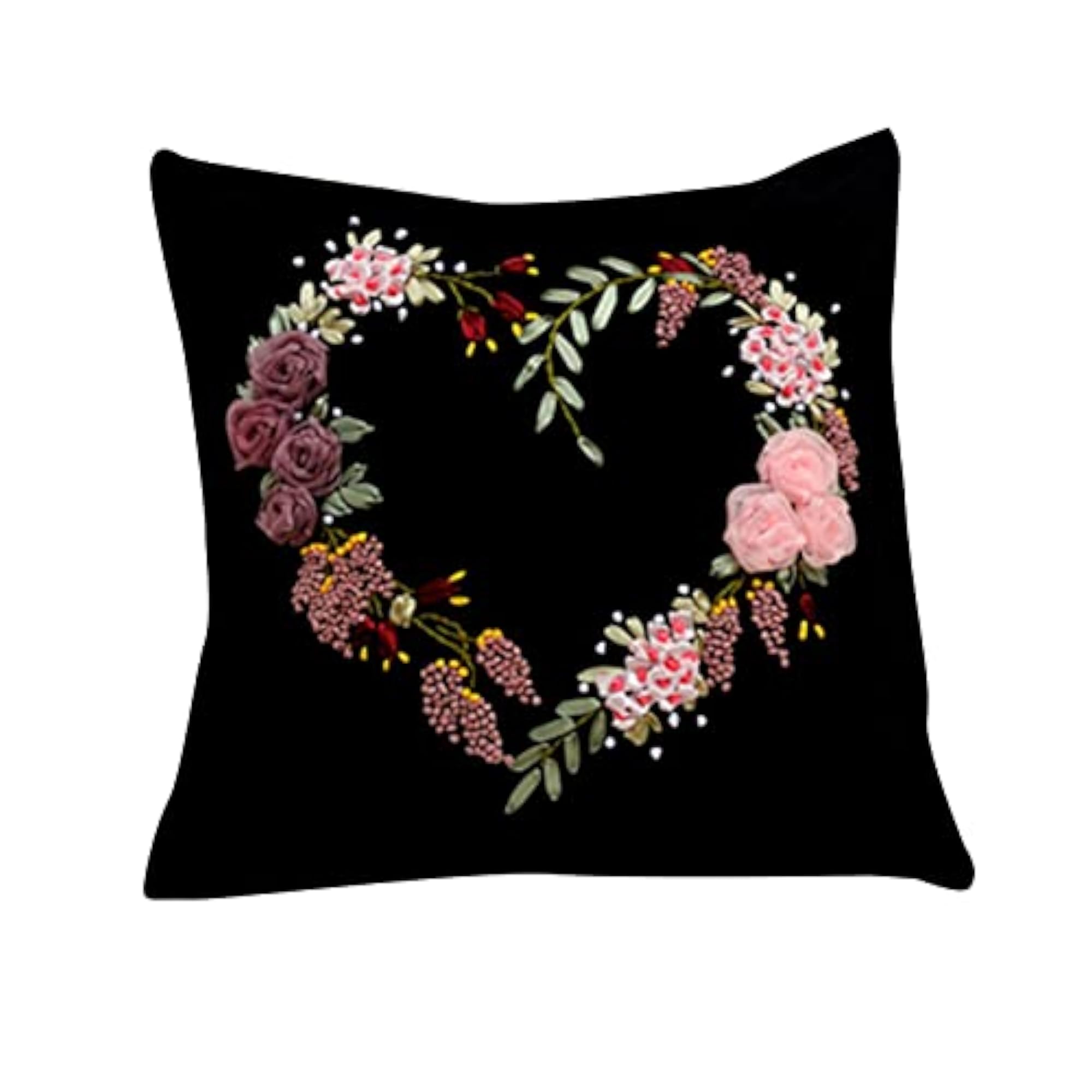Embroidery Pillow Covers Kits Cross Stitch Pillow Case Needlework