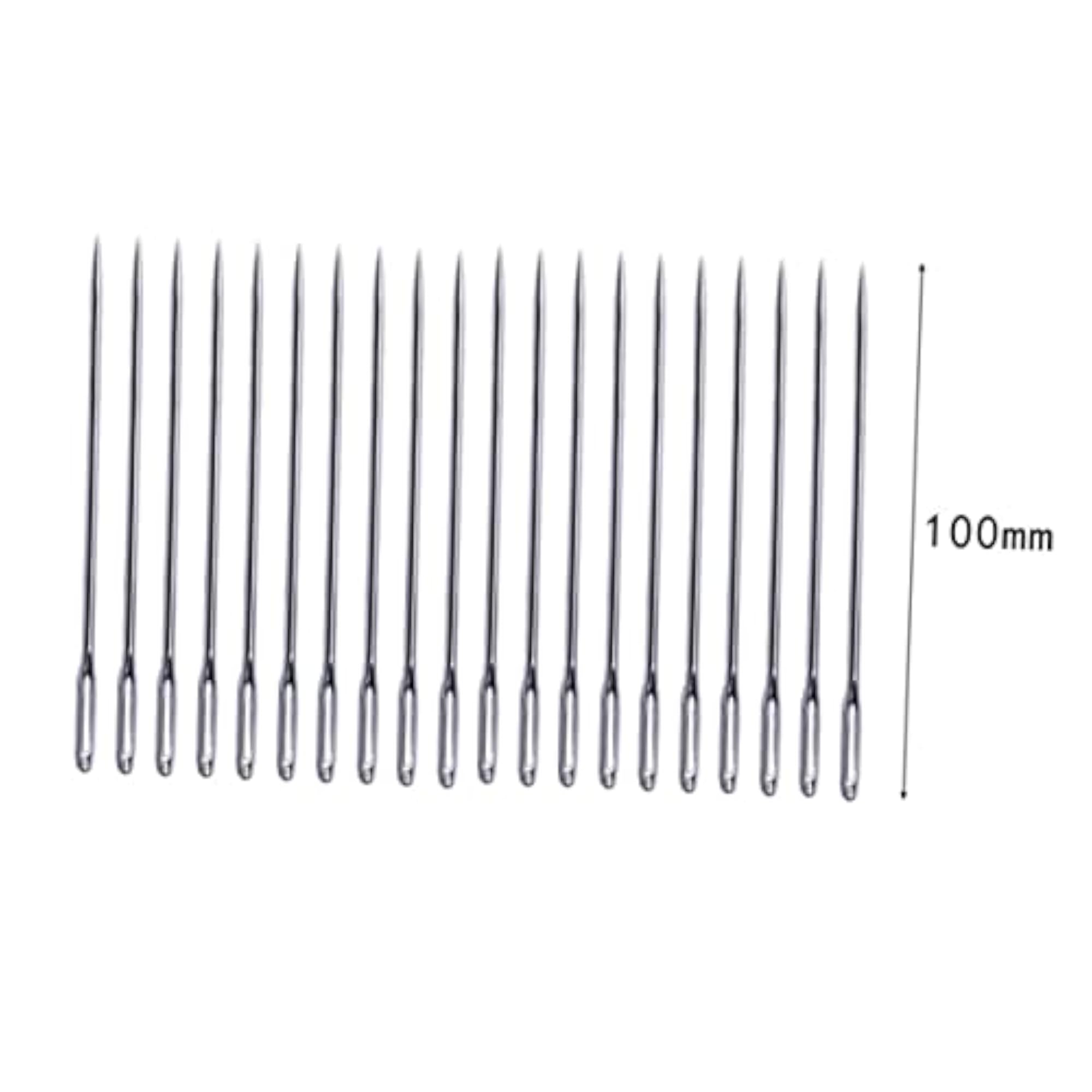 100pcs Stitch Needle Large Eye Blunt Needles for Yarn