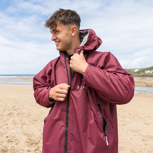 Osprey Changing Robe for Kids and Adults, Waterproof Changing Robe, Swimming and Beach, Unisex, Maroon - Image 2