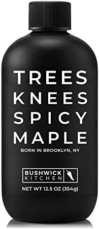 Trees Knees Spicy Maple Syrup, Grade A Organic, 11.5oz