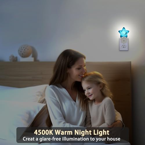 Image of Sharks Vortex Under The Sea Night Lights Plug in Wall Lamp Smart Dusk to Dawn Sensor for Home Decorative,Kids Room Bedroom Bathroom Kitchen Hallway Gifts