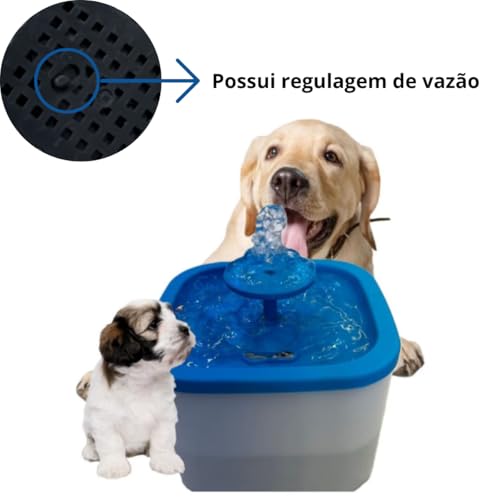 Bebedouro Fonte De Água Slim Para Gatos E Cães Bivolt E Silenciosa Bebedouro Automático Portátil Pet