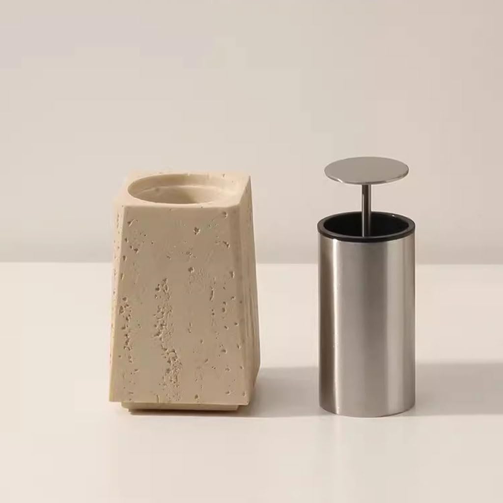 アマブロ ツートーン ウォーター ディスペンサー [Sサイズ] amabro TWO TONE WATER DISPENSER S | 新着 |  plywood(プライウッド) つまようじディスペンサー 家庭用クリエイティブ自動ポップアップつまようじボックス商業つまようじチューブつまようじ瓶綿棒収納ボックス