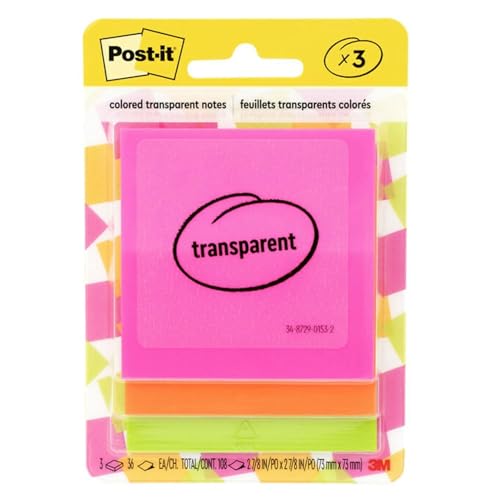 Notes autocollantes transparentes pour écrire sur vos documents sans masquer le texte