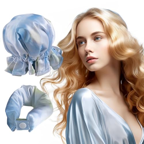 CATOR 2 Piezas Rizador de Pelo Sin Calor, Rizador para dormir, Rizador sin calor para todo tipo de cabello, DIY Rizos Sin Calor Flexibles rolos cabello