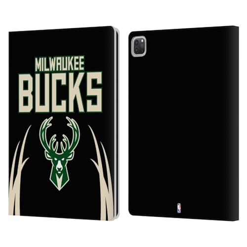 Étui en cuir iPad Pro 12.9 noir avec logo officiel NBA