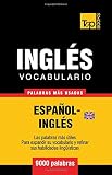 libros usados la plata  Vocabulario español-inglés británico - 9000 palabras más usadas (T&P Books)