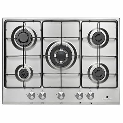 Table 5 foyers Continental Edison - Gaz dont 1 triple couronne inox