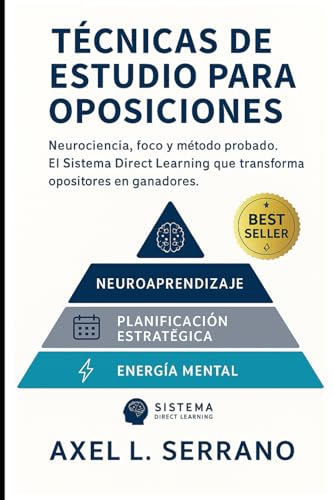 Técnicas de estudio para oposiciones: Neurociencia, foco y método probado. El Sistema Direct Learning que transforma opositores en ganadores.