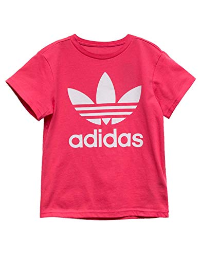 T-shirt adidas Originals Trefoil rose junior idéal pour le sport