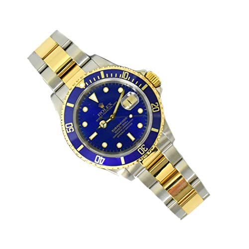 ロレックス ROLEX 青サブ ブルー サブマリーナ コンビ 腕時計 U番 1996年 AT オートマ 自動巻 ブルー文字盤 青 メンズ 16613 中古