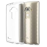 NALIA Funda Carcasa Compatible con LG G4, Protectora Movil Silicona Ultra-Fina Gel Cubierta Estuche, Goma Ligera Smart-Phone Bumper Cover Cobertura Delgado Case Claro Cristal Clear - Transparente
