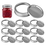 10 Stück Mason Jar Deckel - 86mm Schraubdeckel für Gläser, Lebensmittelkappen Auslaufsichere Ersatzdeckel Wiederverwendbarer, für Gläser,Mason, Marmeladengläser, Bonbondosen, Kaffeedosen