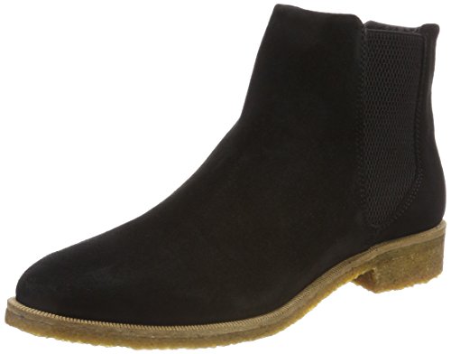 Royal RepubliQ Botas de Mujer Prime Crepe Suede-Blk Chelsea, Negro, 37 EU