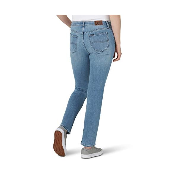 Lee-Womens-Regular-Fit-Straight-Leg-Jean Lee Women's Legendary Mid Rise Straight Leg Jean Anchor 14