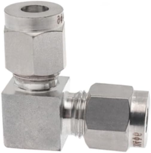 Stainless Steel 304 Compressor Double Ferrule Connector 6mm 8mm 10mm 12mm 1/4" 1/2" Pipe Tube Coupler Air Compression Fitting(1")