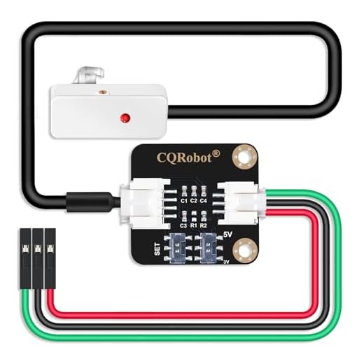 CQRobot Sensore di Livello Acqua/Liquidi Senza Contatto, Per Tubi Diametro 3-10 mm, Compatibile con Arduino, Raspberry Pi e Altre Schede. per Industria, Acquari, Soluzioni Chimiche e Agricoltura.