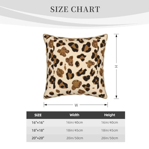 Housse de coussin léopard velours doux et confortable pour décoration de chambre - 5