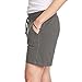 Hanes Women's Jersey Pocket Short with Outside Drawcord