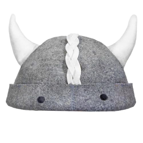 Giftellino 100% Wool Felt Viking Sauna Hat - One Size Sauna 