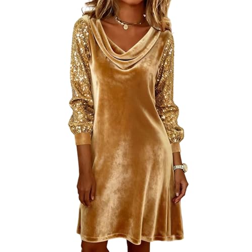 Robe de soirée chic col en V en velours premium pour cérémonie