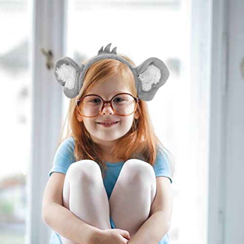 PRETYZOOM Faixa de cabeça de orelhas de coala de pelúcia com orelhas de coala para cabelo acessório