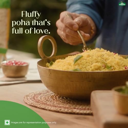 Tata Sampann, High in Fibre Poha(Thick), 500g